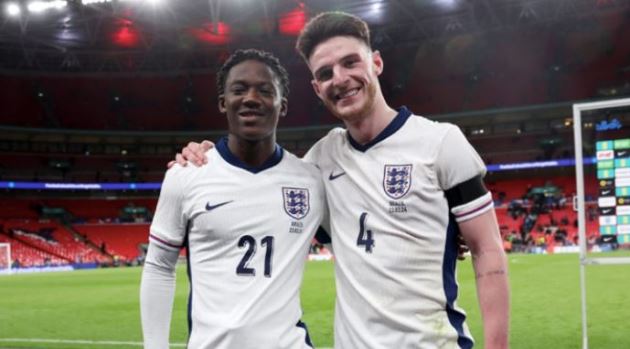 Ảnh bài viết Vì sao Declan Rice hoài nghi về Kobbie Mainoo?