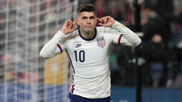 Ảnh bài viết Christian Pulisic bị đánh giá thấp hơn hai tài năng Thổ Nhĩ Kỳ