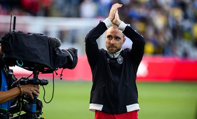 Eriksen lại khiến người hâm mộ lo lắng sau trận giao hữu gặp Ukraine.