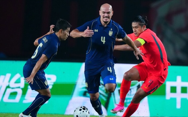 Thái Lan hòa Trung Quốc 0-0 ở trận giao hữu.