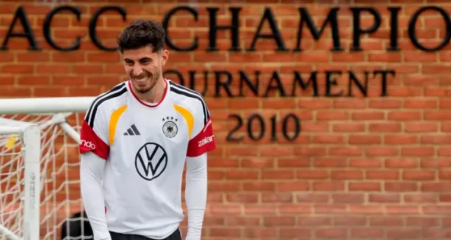 Havertz cùng tuyển Đức chuẩn bị cho World Cup 2026.