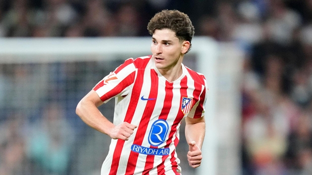 Arsenal nhắm Julian Alvarez.