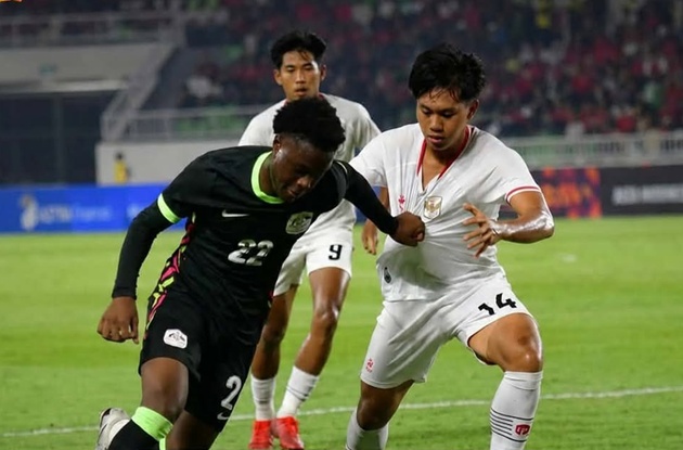 U19 Indonesia thất bại cay đắng trước U19 Australia ở bán kết. Ảnh: Asean Football