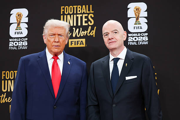 Cú bắt tay giữa Donald Trump và FIFA nâng tầm World Cup.
