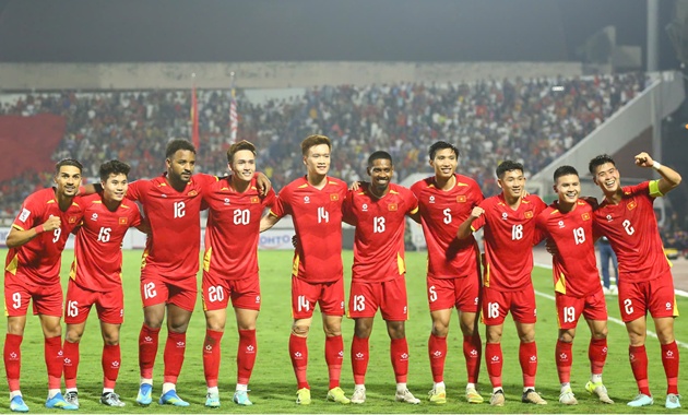 ĐT Việt Nam hướng đến mục tiêu bảo vệ ngôi vương AFF Cup. Ảnh: VFF