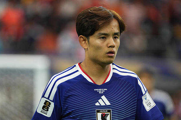 Takefusa Kubo nguy cơ ngồi ngoài hết vòng bảng World Cup 2026.