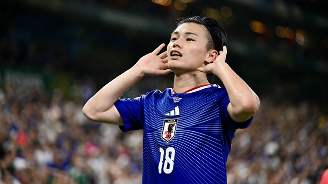 Ueda đã có màn trình diễn xuất sắc tại World Cup.