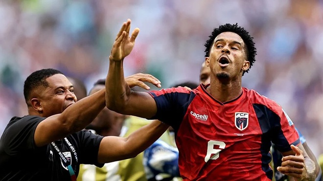 Kevin Pina đã ghi bàn đầu tiên cho Cape Verde ở World Cup.