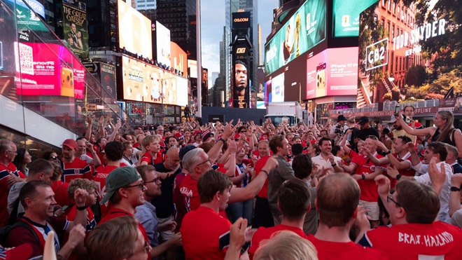 New York đang rất sôi động vì World Cup.