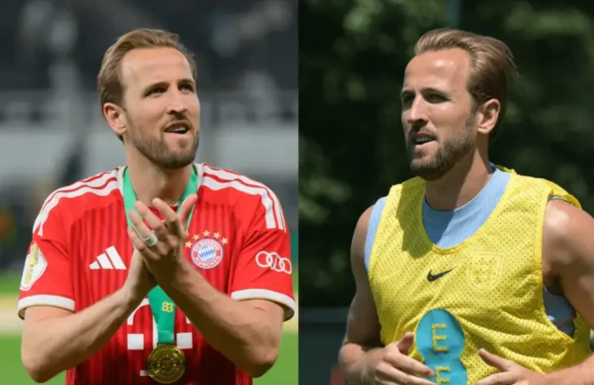 Kane đạt phong độ cao ở Bayern lẫn tuyển Anh.