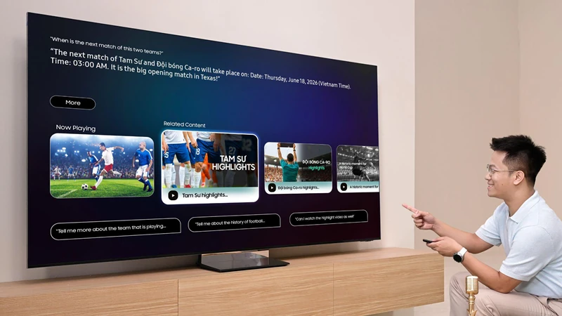 Ảnh bài viết Samsung AI TV trổ tài dự đoán kết quả World Cup, thông thái đến bất ngờ
