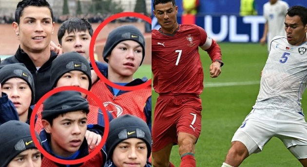 Ảnh bài viết Màn tái ngộ kỳ lạ của Ronaldo và hai fan nhí tại World Cup