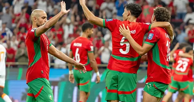 Morocco sánh ngang Cameroon về số trận thi đấu ở World Cup.