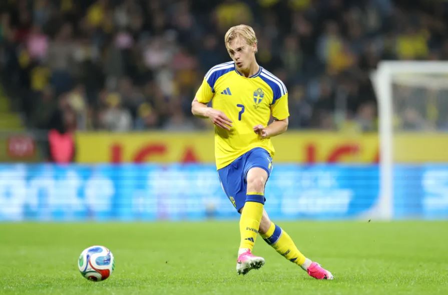 Lucas Bergvall là ngôi sao của ĐTQG Thuỵ Điển. Ảnh: Getty Images.
