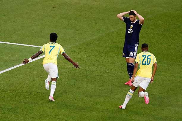Scotland đã thua toàn diện trước Brazil. Ảnh: Getty Images.