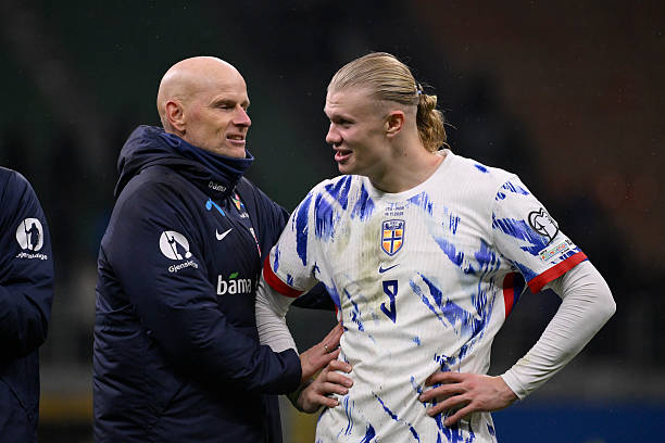 Stale Solbakken biết cách sử dụng Erling Haaland hiệu quả. Ảnh: Getty Images.