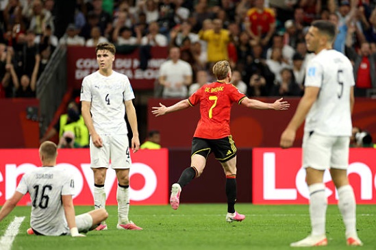 Ảnh bài viết New Zealand 0-3 Bỉ: De Bruyne ghi bàn