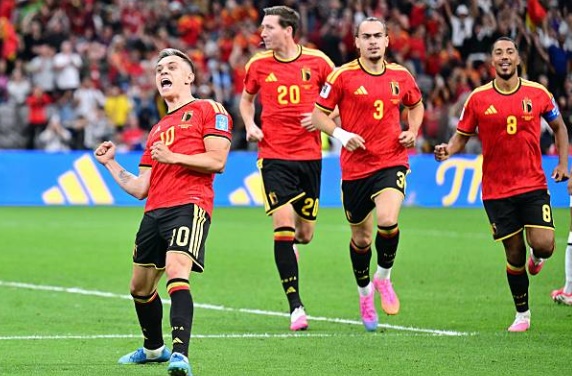 Ảnh bài viết Hủy diệt New Zealand 5-1, tuyển Bỉ chiếm ngôi đầu bảng G