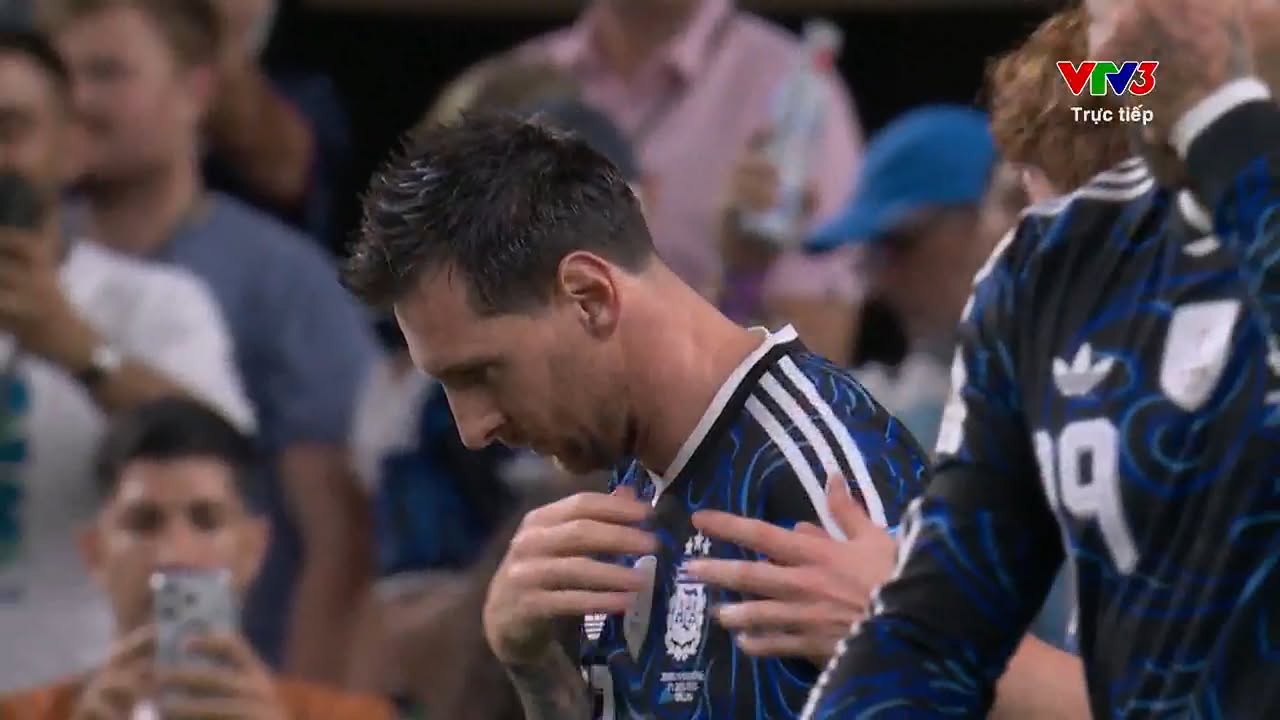 Messi tiếp tục ghi bàn ở World Cup. Ảnh: Chụp màn hình.