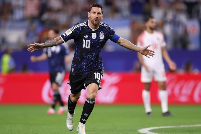 Messi lại lập thêm kỷ lục ở World Cup. Ảnh: Getty Images.