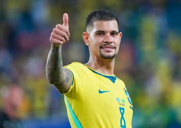 Bruno Guimaraes là nhân tố quan trọng ở tuyến giữa Newcastle lẫn ĐT Brazil. Ảnh: Getty Images