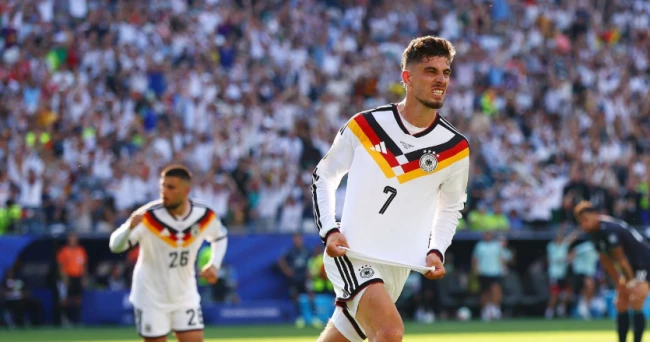 Havertz gỡ hòa 1-1 cho Đức. Ảnh: Getty Images.