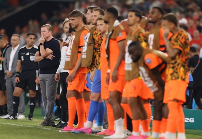 Koeman và Hà Lan đã sớm bị loại khỏi World Cup 2026. Ảnh: Getty.