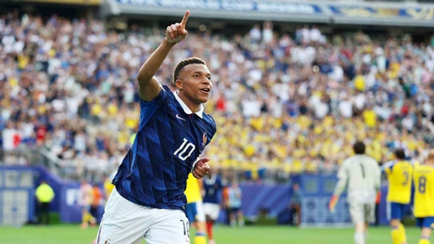 Kylian Mbappe tỏa sáng trong chiến thắng của đội tuyển Pháp. (Ảnh: Getty Images)