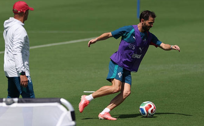 Silva liệu có thể trở lại đội hình tuyển Bồ Đào Nha ở trận gặp Croatia? Ảnh: Getty Images.
