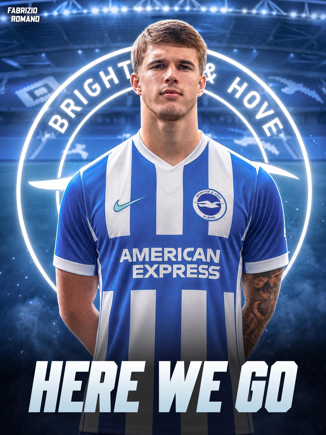 Luka Vuskovic được cho sắp hoàn tất thỏa thuận để gia nhập Brighton. Ảnh: @FabrizioRomano - X.com.
