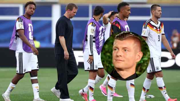 Kroos chỉ ra sự yếu kém nơi đội hình tuyển Đức hiện tại. Ảnh Getty Images.