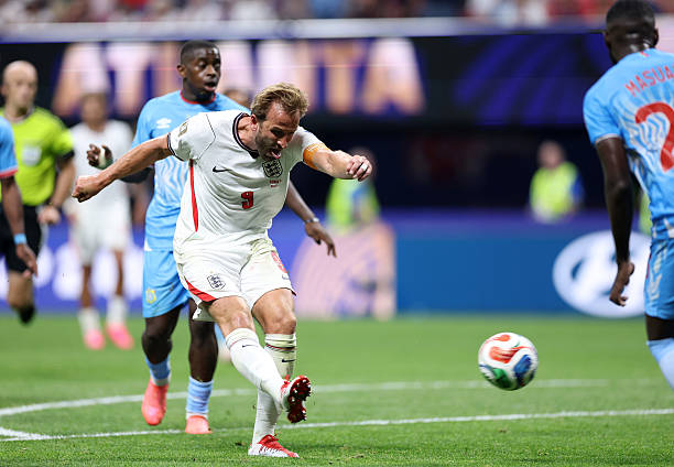 Harry Kane - 8.6 điểm: Người hùng thực sự của tuyển Anh với một cú đúp vô cùng đẳng cấp. Ảnh: Getty Images.