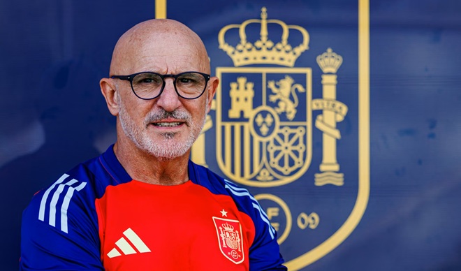 De la Fuente đánh giá cao Colombia. Ảnh: Pablo Garcia.