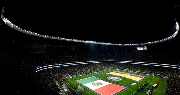 Sân Azteca mang đến một thử thách khó nhằn cho đội khách. Ảnh: Getty.