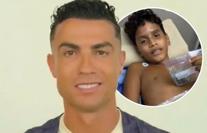 Ảnh bài viết Ronaldo có hành động đẹp với cậu bé sống sót sau động đất tại Venezuela