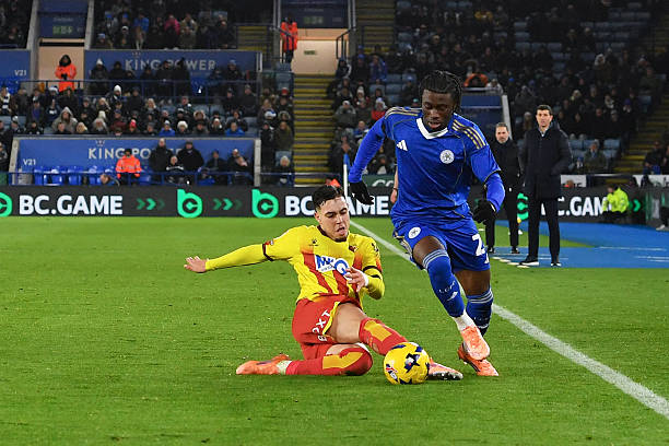 Jeremy Monga gây nhiều ấn tượng trong màu áo Leicester City. Ảnh: Getty Images