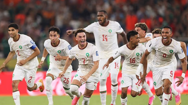 Morocco có chiến thắng nghẹt thở trước Hà Lan. Ảnh: Getty.
