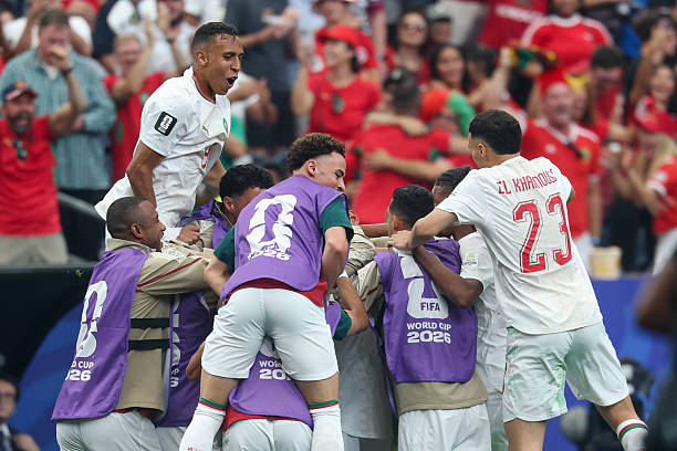 Morocco xứng đáng với tấm vé vào tứ kết. Ảnh: Getty Images.