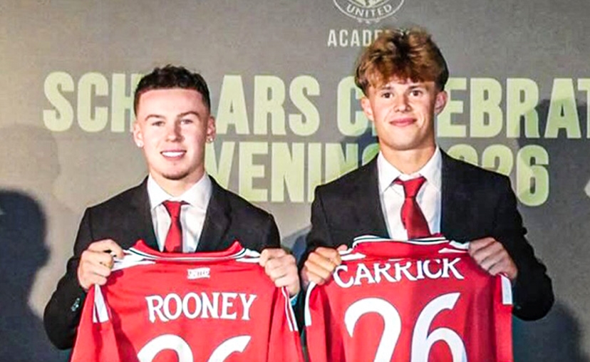 Ảnh bài viết Con trai Rooney và Carrick ký hợp đồng với Man Utd