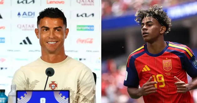 Ronaldo khen Yamal nhưng tin Bồ Đào Nha sẽ thắng Tây Ban Nha. Ảnh: Getty Images