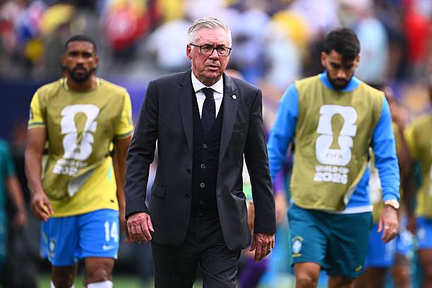 Kế hoạch của Carlo Ancelotti đổ bể. Ảnh: Getty Images