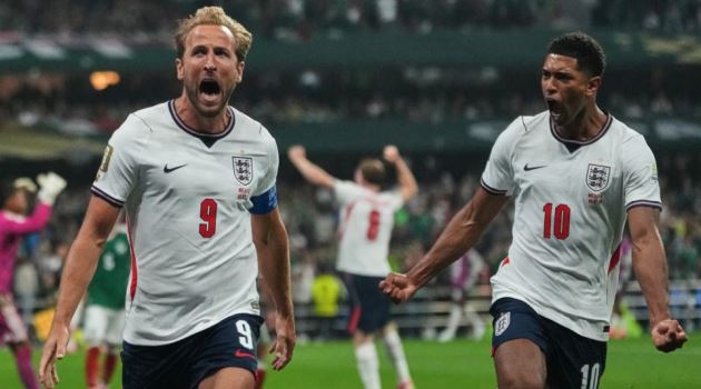 Kane và Bellingham là đầu tàu của Tam sư. Ảnh: Getty Images.