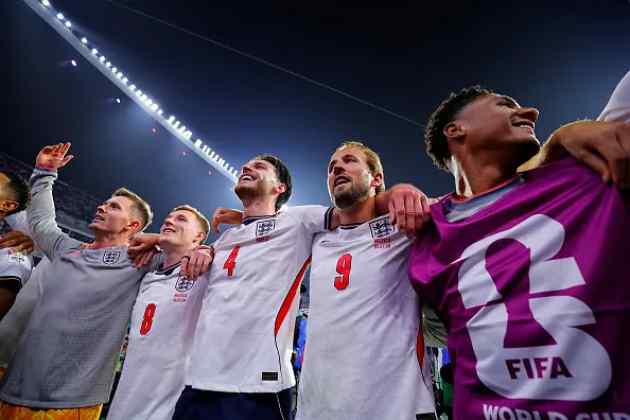 Tuyển Anh vượt nghịch cảnh để ghi tên vào vòng tứ kết World Cup 2026. Ảnh: Getty Images.