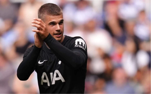 Luka Vuskovic sắp rời Spurs để gia nhập Brighton. Ảnh: Getty Images.