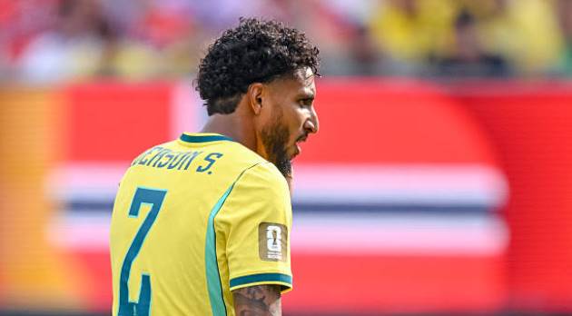 Ederson trong màu áo Brazil. Ảnh: Getty Images.