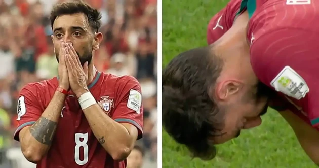 Ảnh bài viết Bruno Fernandes suy sụp khi Bồ Đào Nha rời World Cup 2026