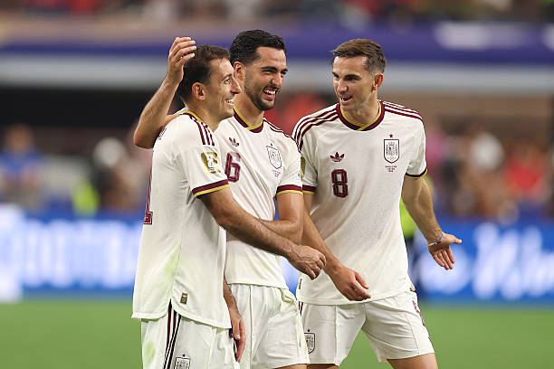 Tây Ban Nha là đội tuyển tiếp theo đã điền tên mình vào vòng tứ kết World Cup 2026. Ảnh: Getty Images.