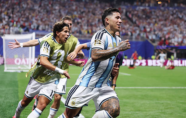 Argentina thi đấu áp đảo xuyên suốt trận đấu. Ảnh: Getty Images.