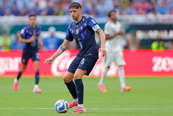 Valverde và đội tuyển Uruguay sớm dừng chân ở vòng bảng. Ảnh: Getty Images.