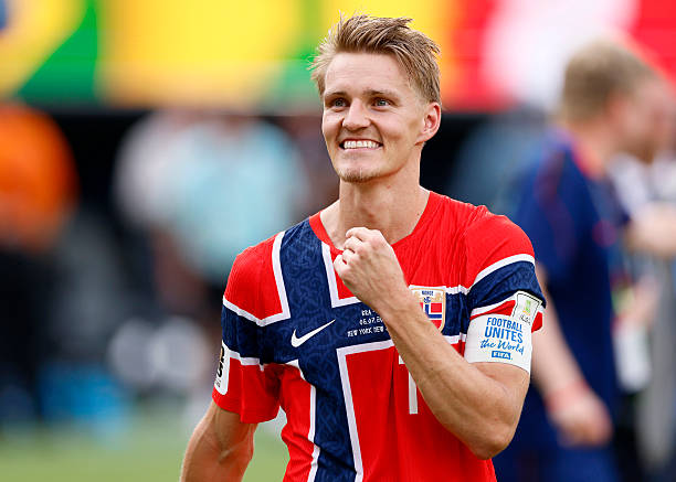 Martin Odegaard tin Na Uy có thể gây bất ngờ cho tuyển Anh. Ảnh: Getty Images